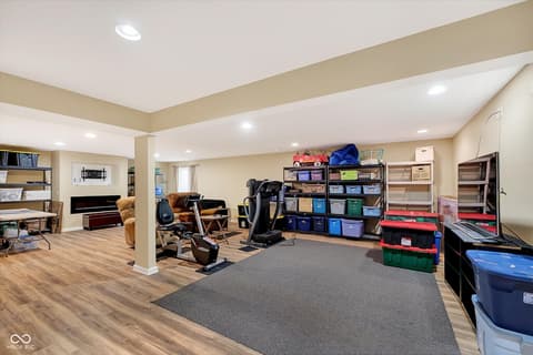 Basement at 4173 Ginkgo Court, Danville, IN