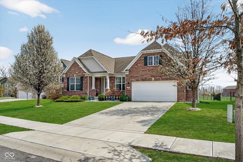 Front exterior at 4173 Ginkgo Court, Danville, IN