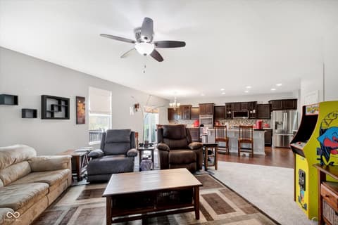 Living room at 4173 Ginkgo Court, Danville, IN