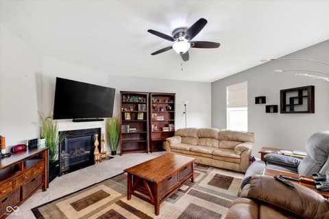 Living room at 4173 Ginkgo Court, Danville, IN