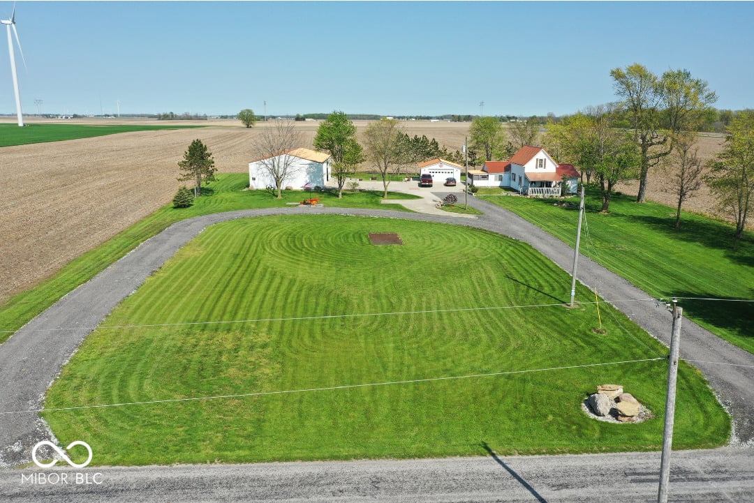 Aerial view at 1603 S 500 E, Tipton, IN