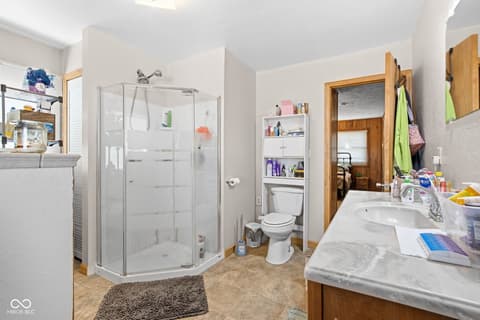 Bathroom at 1603 S 500 E, Tipton, IN