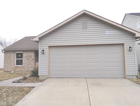 Front exterior at 9714 Treyburn Lakes Drive, Indianapolis, IN