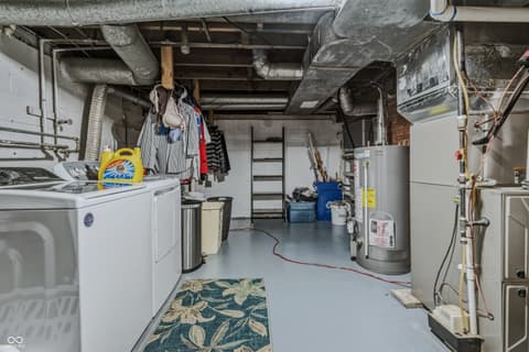 Basement at 2220 Union Street, Columbus, IN