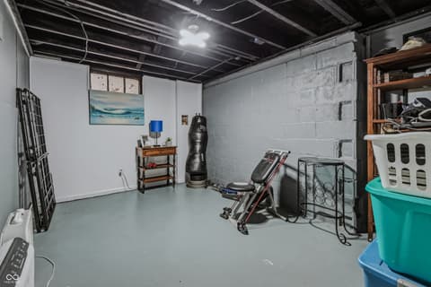 Basement at 2220 Union Street, Columbus, IN
