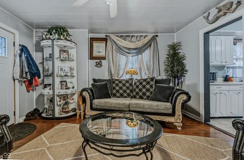 Living room at 2220 Union Street, Columbus, IN