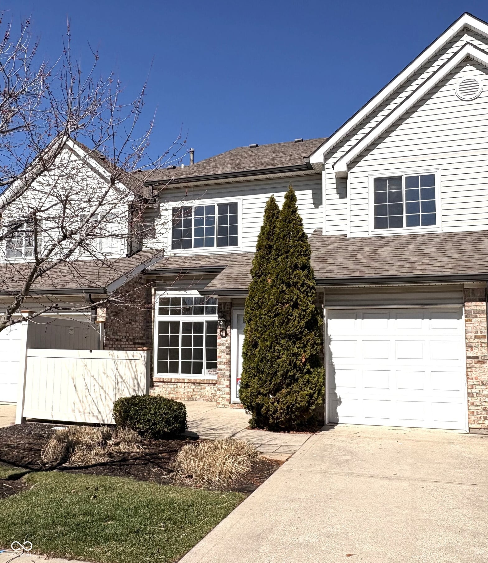 Front exterior at 9478 Enclave Drive, Avon, IN