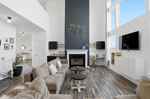 Living room at 3480 Billingsly Road, Greenwood, IN