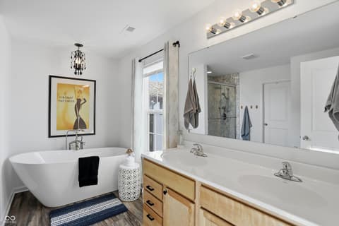 Bathroom at 3480 Billingsly Road, Greenwood, IN