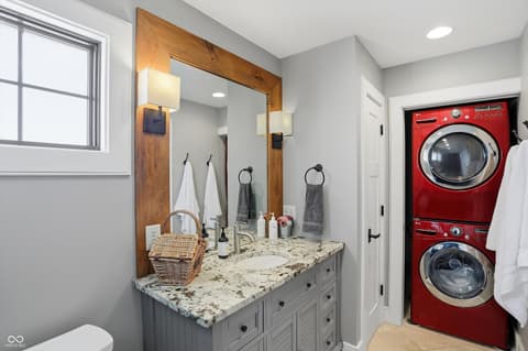 Bathroom at 3480 Billingsly Road, Greenwood, IN