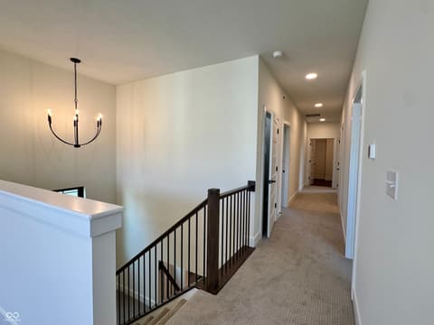 Hallway at 9867 Bucklebury Lane, Carmel, IN