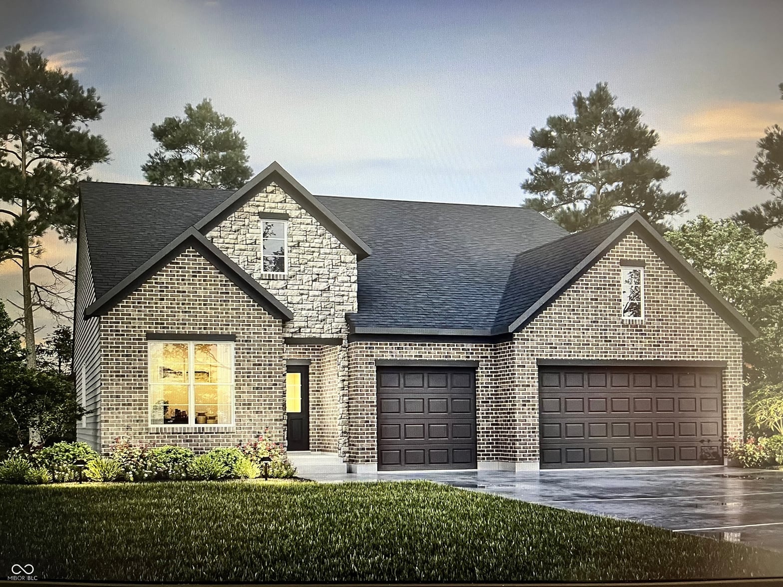 Front exterior at 4749 Colchester Circle, Avon, IN
