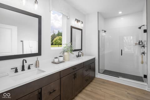Primary bathroom at 4749 Colchester Circle, Avon, IN