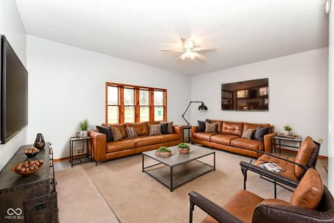 Living room at 382 Pinedale Drive, Avon, IN