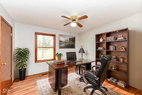 Home office at 382 Pinedale Drive, Avon, IN
