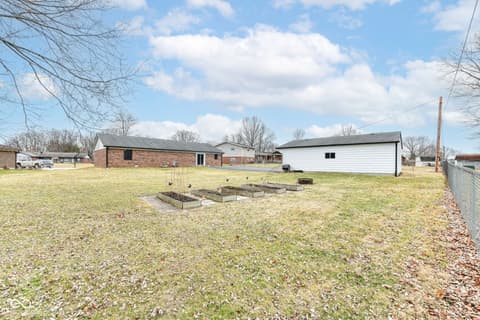 Backyard at 382 Pinedale Drive, Avon, IN