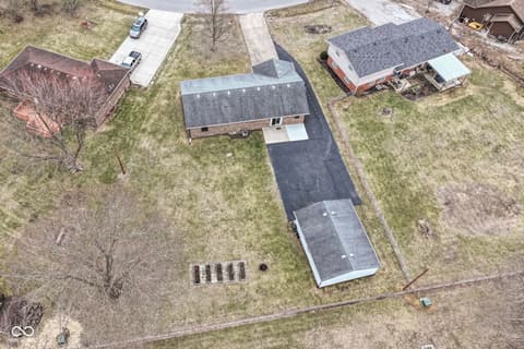 Aerial view at 382 Pinedale Drive, Avon, IN