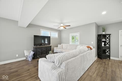Living room at 2945 N New Jersey Street, Indianapolis, IN
