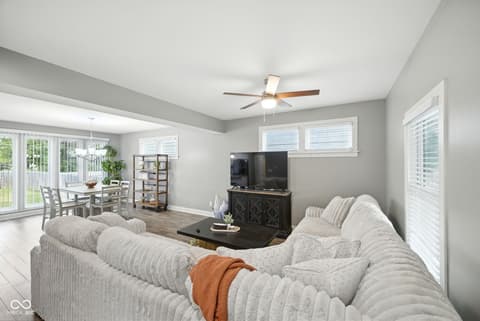 Living room at 2945 N New Jersey Street, Indianapolis, IN