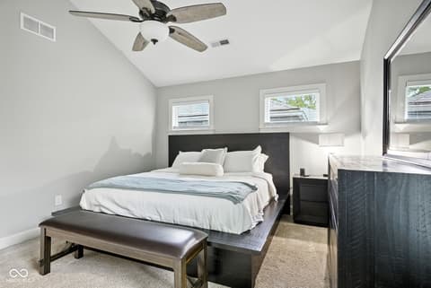 Bedroom at 2945 N New Jersey Street, Indianapolis, IN