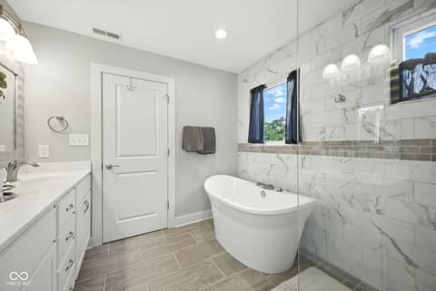 Bathroom at 2945 N New Jersey Street, Indianapolis, IN
