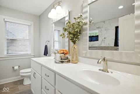 Bathroom at 2945 N New Jersey Street, Indianapolis, IN