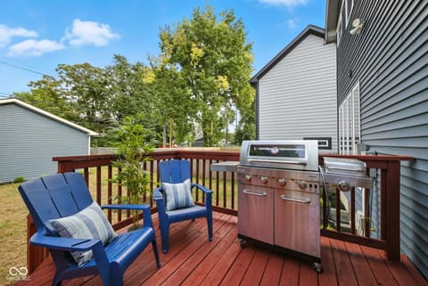 Outdoor living area at 2945 N New Jersey Street, Indianapolis, IN