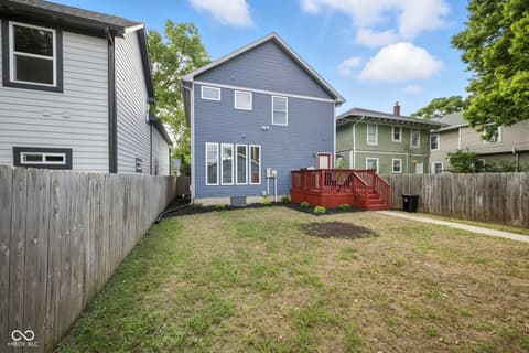 Backyard at 2945 N New Jersey Street, Indianapolis, IN