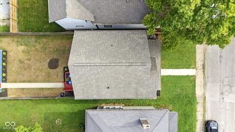Aerial view at 2945 N New Jersey Street, Indianapolis, IN