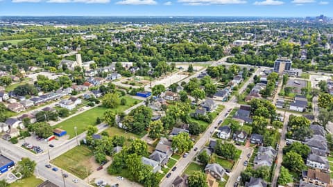 Aerial view at 2945 N New Jersey Street, Indianapolis, IN