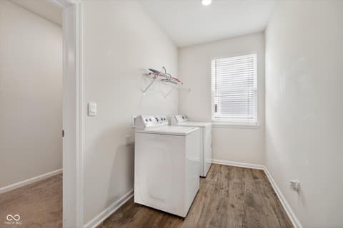 Laundry room at 246 Lucky Hat Lane, Danville, IN