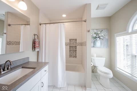Bathroom at 558 Fox Lane, Carmel, IN