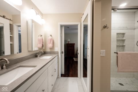 Bathroom at 558 Fox Lane, Carmel, IN