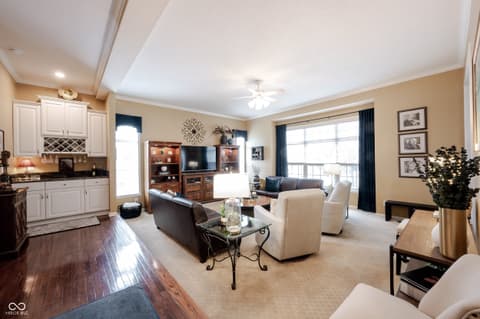 Living room at 558 Fox Lane, Carmel, IN