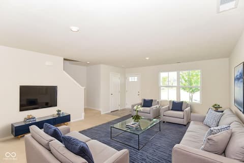 Living room at 3193 E Maygrove Drive, Danville, IN