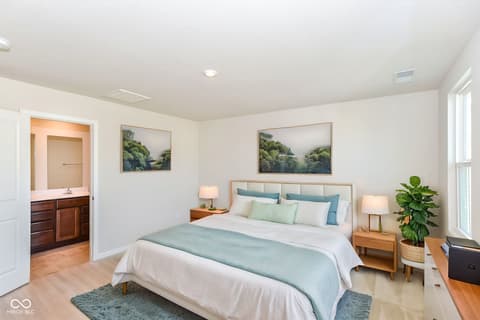 Primary bedroom at 3193 E Maygrove Drive, Danville, IN