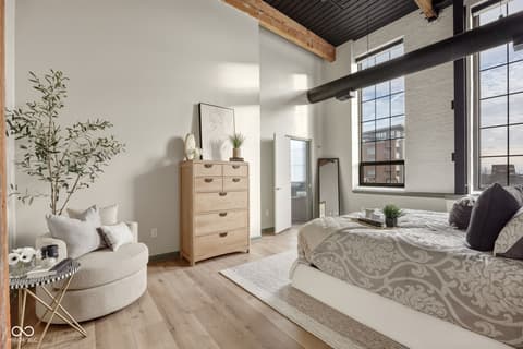 Bedroom at 630 N College Avenue, Indianapolis, IN
