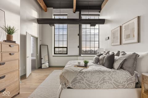 Bedroom at 630 N College Avenue, Indianapolis, IN