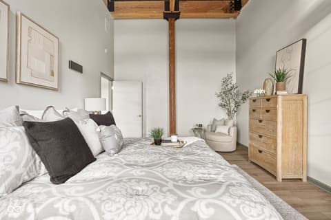 Bedroom at 630 N College Avenue, Indianapolis, IN