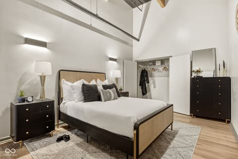 Bedroom at 630 N College Avenue, Indianapolis, IN