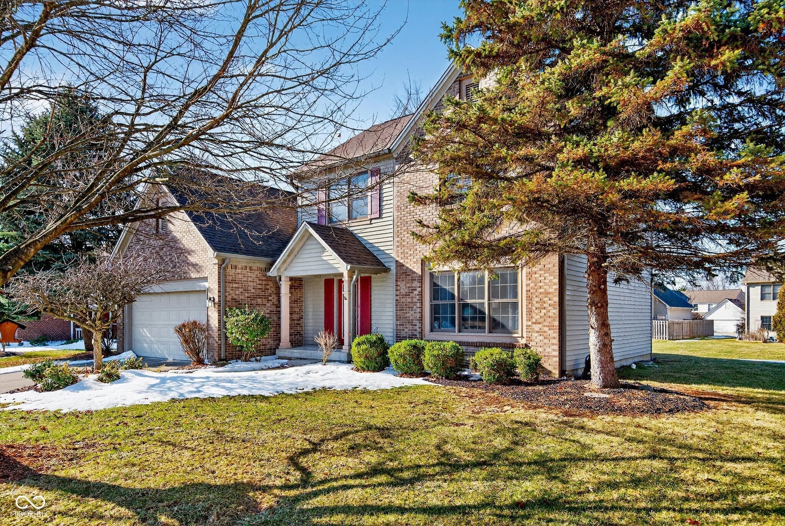 Front exterior at 13450 Dunes Drive, Carmel, IN