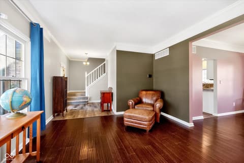 Living room at 13450 Dunes Drive, Carmel, IN