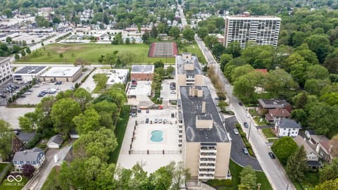 Aerial view at 3965 N Meridian Street, Indianapolis, IN