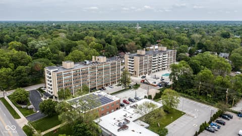 Aerial view at 3965 N Meridian Street, Indianapolis, IN