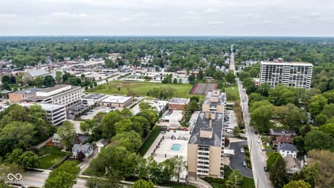 Aerial view at 3965 N Meridian Street, Indianapolis, IN