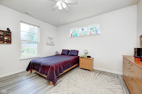 Primary bedroom at 2297 Bersot Court, Brownsburg, IN