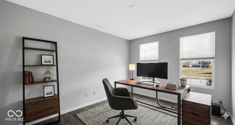 Family room at 6162 Crabapple Drive, Whitestown, IN