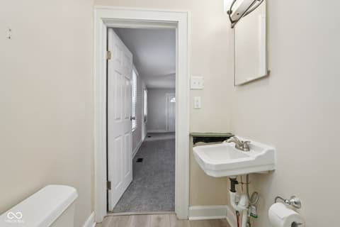 Bathroom at 3020 S Mooresville Road, Indianapolis, IN