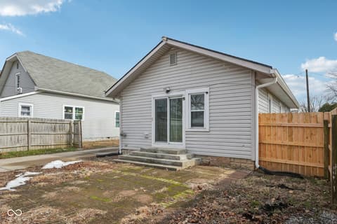 Backyard at 3020 S Mooresville Road, Indianapolis, IN