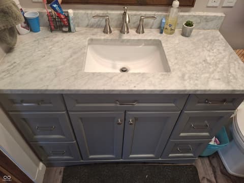 Bathroom at 102 N Warren Street, West Lebanon, IN